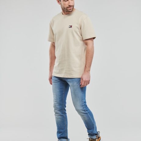 T-shirt-uomo-Tommy-Jeans-TJM-CLSC-TOMMY-XS-BADGE-TEE-Beige-Tommy-Jeans-8720643280325-2