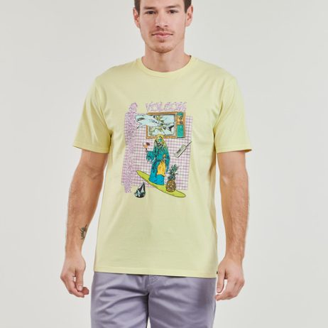 T-shirt-uomo-Volcom-FRENCHSURF-PW-SST-Giallo-Volcom-0196134653073-1