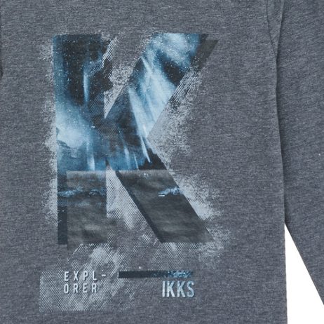 T-shirts-a-maniche-lunghe-ragazzo-Ikks-XR10203-Grigio-Ikks-3605443253265-2