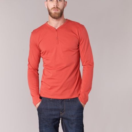 T-shirts-a-maniche-lunghe-uomo-BOTD-ETUNAMA-Rosso-BOTD-1