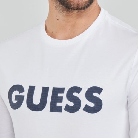 T-shirts-a-maniche-lunghe-uomo-Guess-LABYRINTH-CN-LS-Bianco-Guess-7621826339780-4