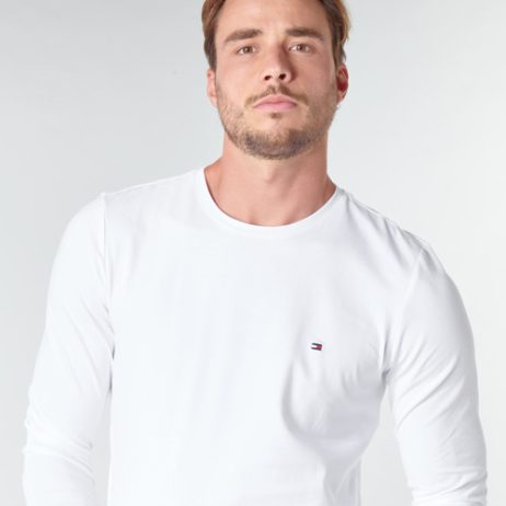 T-shirts-a-maniche-lunghe-uomo-Tommy-Hilfiger-STRETCH-SLIM-FIT-LONG-SLEEVE-TEE-Bianco-Tommy-Hilfiger-8719861385271-4