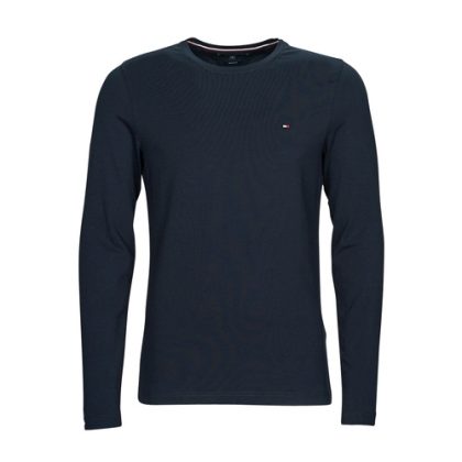 T-shirts a maniche lunghe uomo Tommy Hilfiger  STRETCH SLIM FIT LONG SLEEVE TEE  Marine Tommy Hilfiger 8719861384762