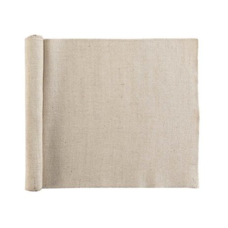 Tovaglia    CHEMIN DE TABLE 35 x 140 CM JUTE UNI+POLYCOTON UNI TESSI  Grigio