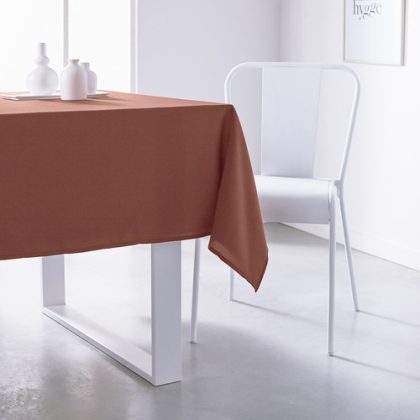 Tovaglia    Nappe 150/250 Polyester TODAY Essential Terracotta  Marrone