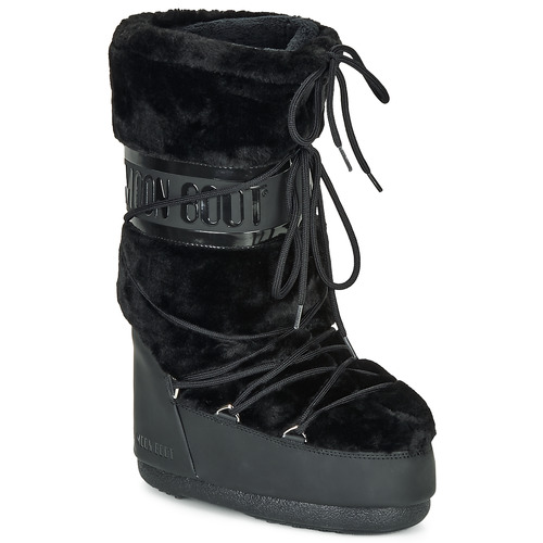 da neve    MOON BOOT CLASSIC FAUX FUR  Nero