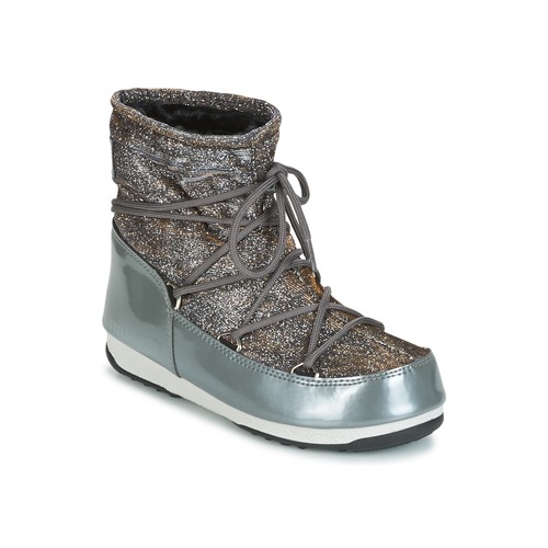 da neve    MOON BOOT LOW LUREX  Grigio