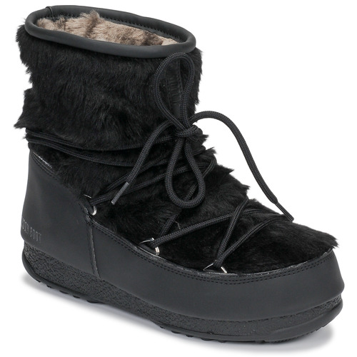 da neve    MOON BOOT MONACO LOW FUR WP  Nero