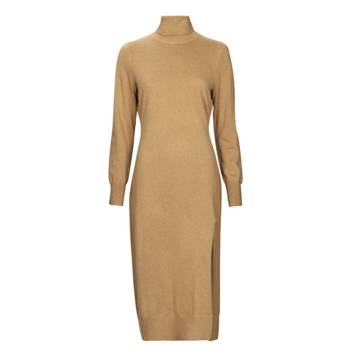 Abito Lunghi    EASY TNK SLIT MIDI  Beige