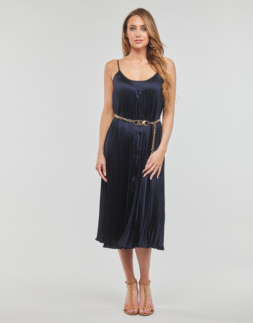 Abito-Lunghi-PLEATED-SLIP-MIDI-DRESS-Marine-1