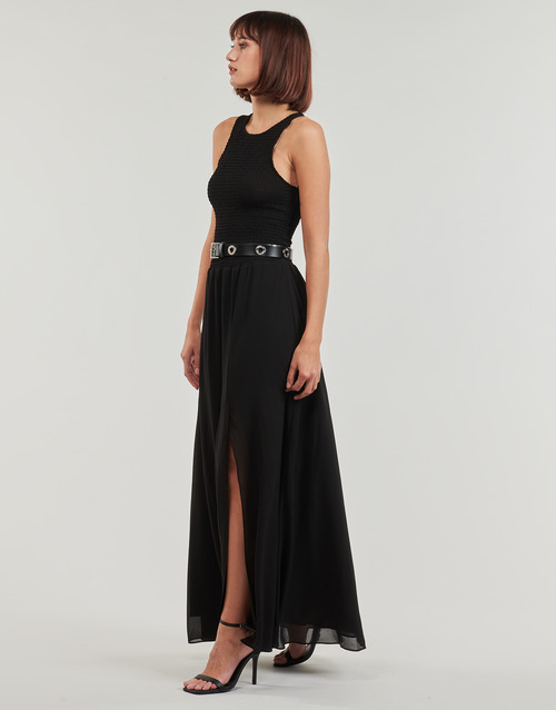 Abito-Lunghi-SMOCKED-MAXI-DRESS-Nero-2