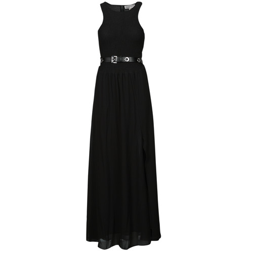 Abito Lunghi    SMOCKED MAXI DRESS  Nero