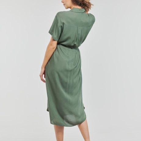 Abito-Lunghi-VMBUMPY-SS-CALF-SHIRT-DRESS-NOOS-Kaki-3