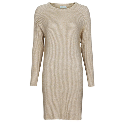 Abito corto    ONLFIA KATIA L/S DRESS CC KNT  Beige