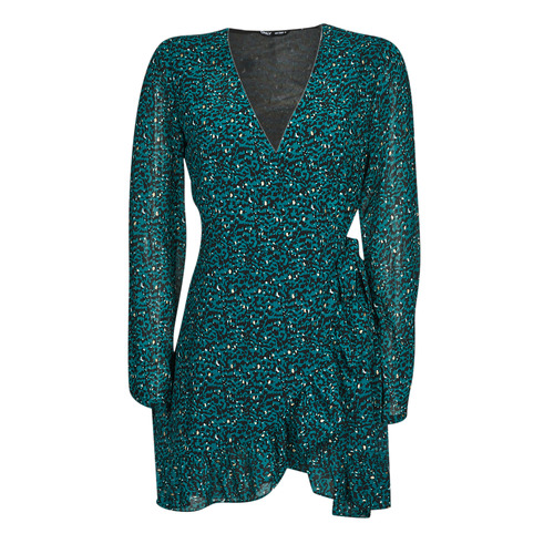 Abito corto    ONLKACEY FR L/S WRAP DRESS PTM  Verde