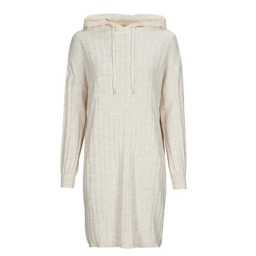 Abito corto    ONLTESSA CAREY L/S HOOD DRESS NCA KNT  Beige