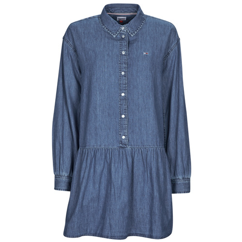 Abito corto    TJW CHAMBRAY SHIRT DRESS  Blu