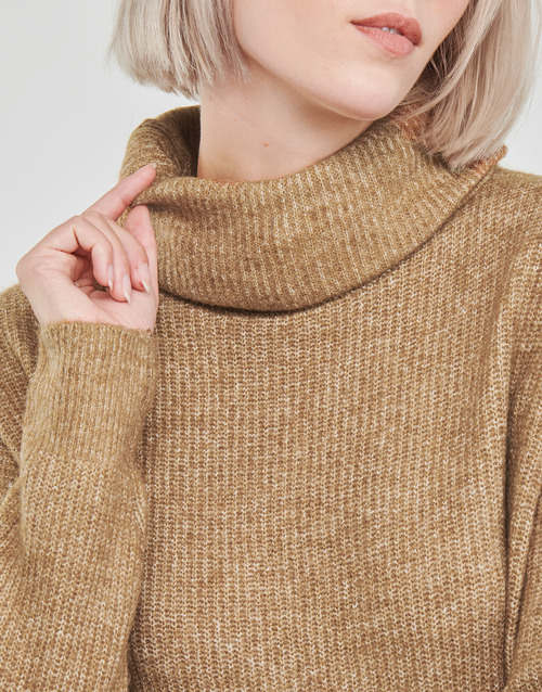 Abito-corto-VICILIA-ROLLNECK-LS-KNIT-TUNICSU-Beige-4