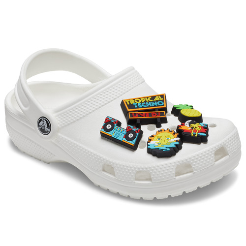 Accessori-scarpe-JIBBITZ-TROPICAL-TECHNO-DJ-5-PACK-Multicolore-1