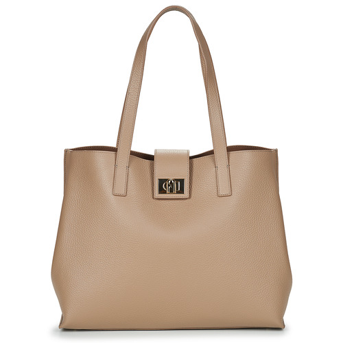 Borsa Shopping donna Furla  FURLA 1927 L TOTE 36 SOFT  Beige Furla 8050597428345