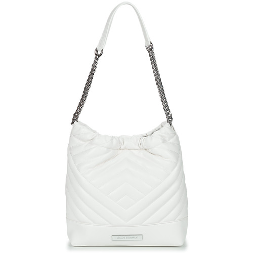 Borsa a spalla donna Armani Exchange  BUCKET S  Bianco Armani Exchange 8057970861188