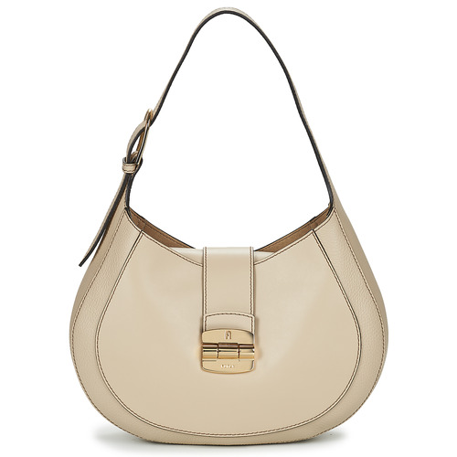 Borsa a spalla donna Furla  FURLA CLUB 2  Beige Furla 8050597450414