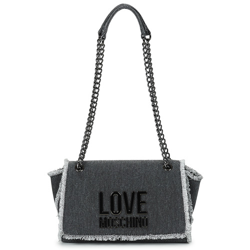 Borsa a spalla donna Love Moschino  DENIM JC4371PP0I  Grigio Love Moschino 8054388101073