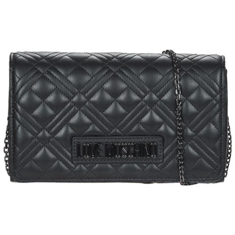 Borsa a tracolla donna Love Moschino  SMART DAILY BAG JC4079  Nero Love Moschino 8050537778752