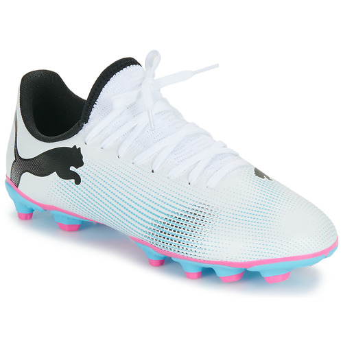 Calcio ragazza Puma  FUTURE 7 PLAY FG/AG Jr  Bianco Puma 4099686020033