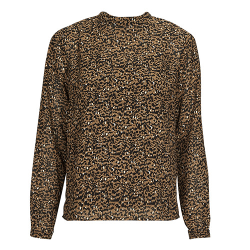 Camicetta    ONLKACEY FR L/S HIGH NECK TOP PTM  Marrone