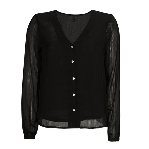 Camicetta    ONLLUNA L/S V-NECK TOP  PTM  Nero