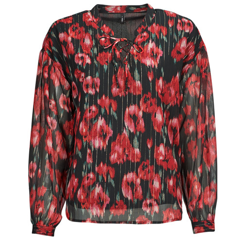 Camicetta    ONLMARISE LUREX L/S STRING TOP CS PTM  Rosso