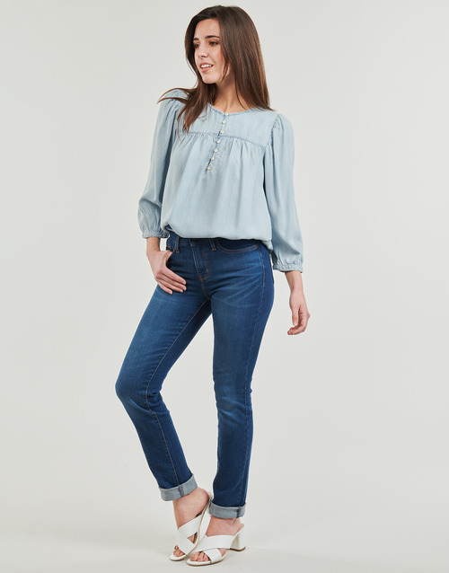 Camicia-HALSEY-34-SLV-BLOUSE-Blu-2