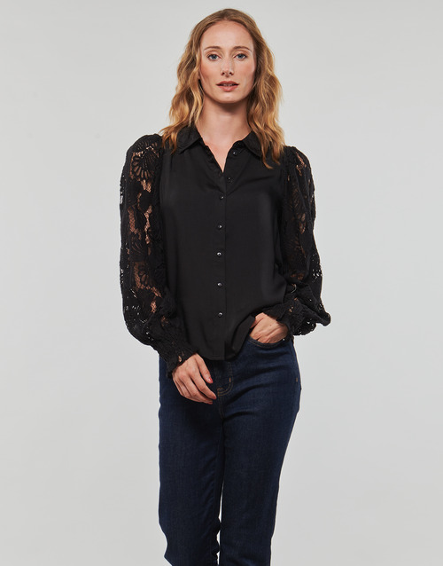 Camicia-VMCABENA-LS-SHIRT-WVN-BTQ-Nero-1