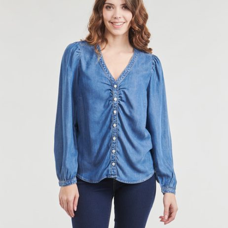 Camicia-ZENDA-LS-BLOUSE-Blu-1