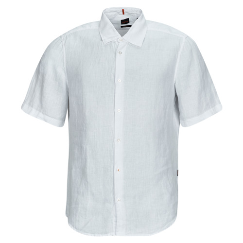 Camicia a maniche corte uomo BOSS  Rash_2  Bianco BOSS 4063536986442