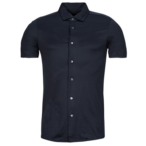 Camicia a maniche corte uomo Emporio Armani  CAMICIA 8N1CG0  Marine Emporio Armani 8050232881832