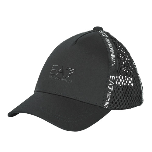 Cappellino uomo Emporio Armani EA7  UNISEX LOGO TAPE BASEBALL  Nero Emporio Armani EA7 8057970716839