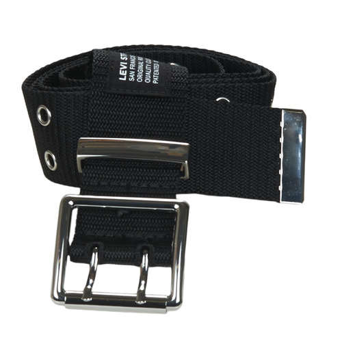 Cintura    REGULAR GROMMET BELT  Nero