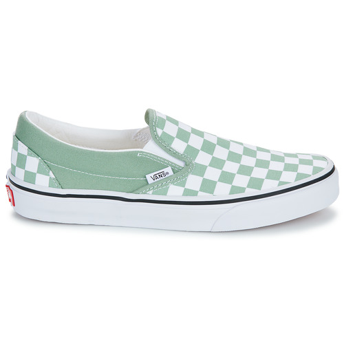 Classic-Slip-On-COLOR-THEORY-CHECKERBOARD-ICEBERG-GREEN-Verde-1