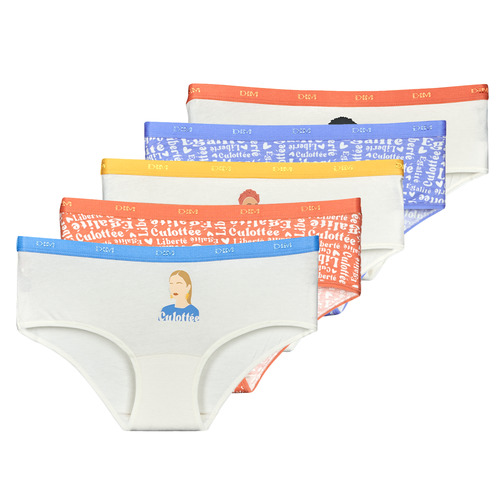 Culotte e boxer    COTON STRETCH BOXER PACK X5  Multicolore