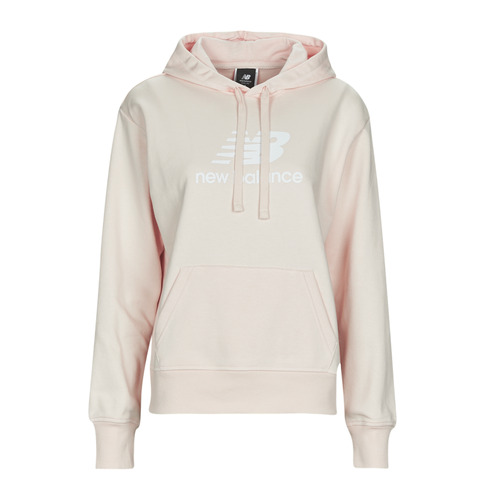 Felpa    Essentials Stacked Logo Hoodie  Beige