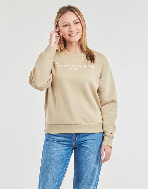 Felpa-MDRN-REG-CORP-LOGO-C-NK-SWTSHRT-Beige-1