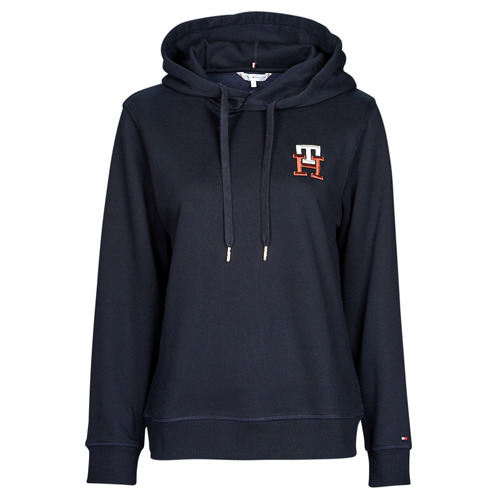 Felpa    REG MONOGRAM EMB HOODIE LS  Marine