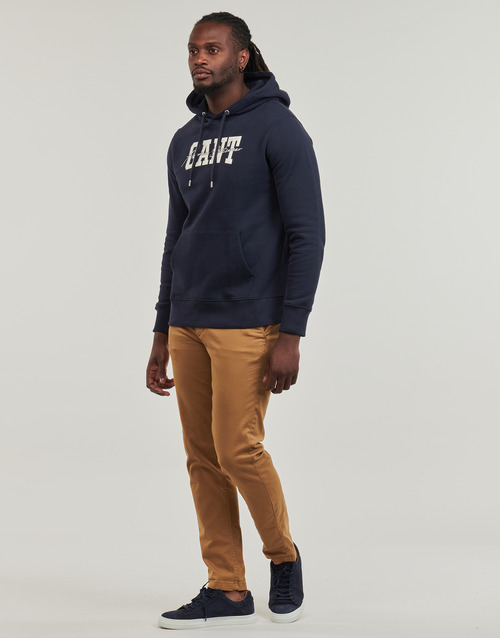 Felpa-uomo-Gant-ARCH-SCRIPT-HOODIE-Marine-Gant-7325707610240-2