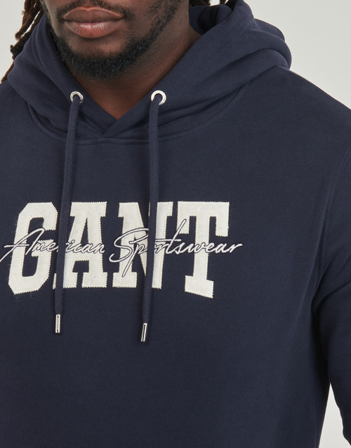 Felpa-uomo-Gant-ARCH-SCRIPT-HOODIE-Marine-Gant-7325707610240-4