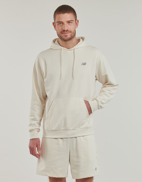 Felpa-uomo-New-Balance-BRUSHED-SMALL-LOGO-HOODIE-Beige-New-Balance-197375448640-1