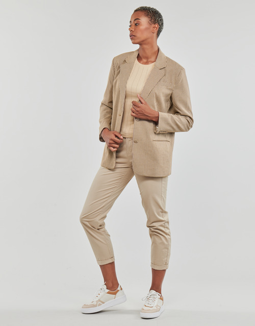 Giacca-ONLMOLLY-LS-OVS-CHECK-BLAZER-TLR-Beige-2