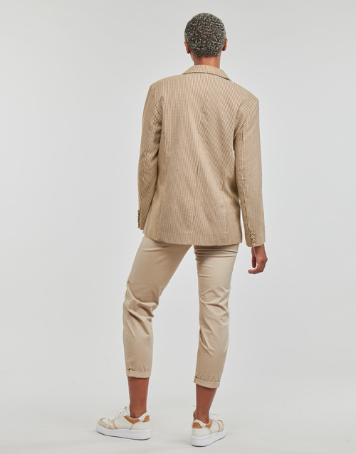 Giacca-ONLMOLLY-LS-OVS-CHECK-BLAZER-TLR-Beige-3