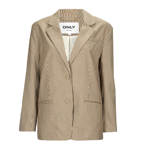 Giacca    ONLMOLLY L/S OVS CHECK BLAZER TLR  Beige